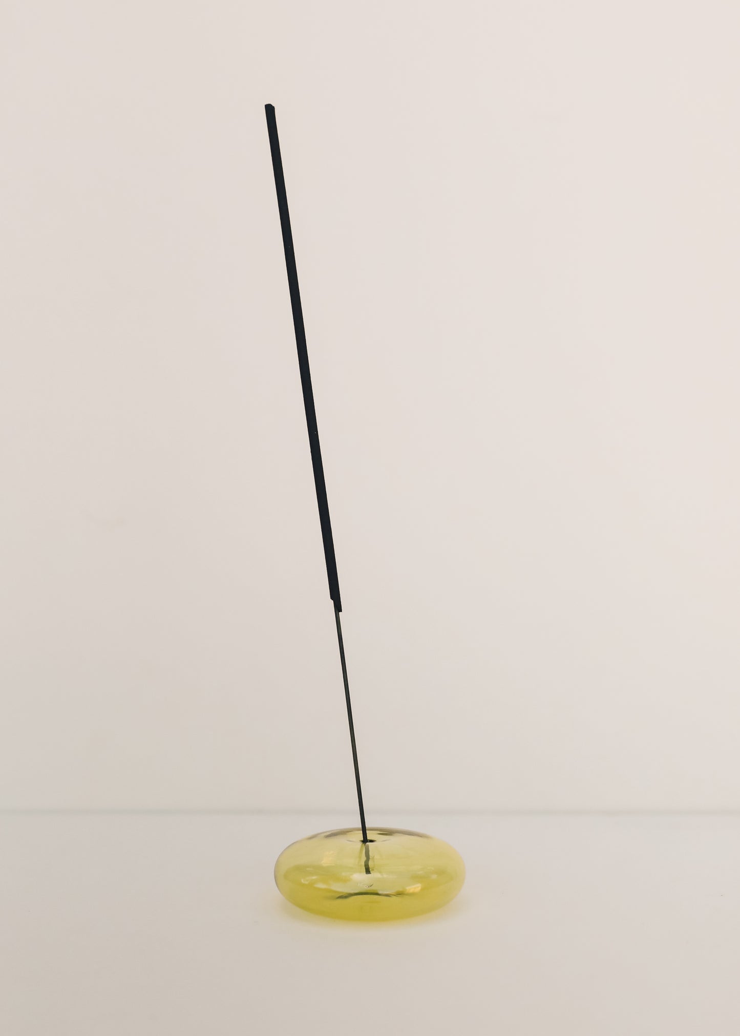 Glass Bubble Incense Holder - Martini Olive