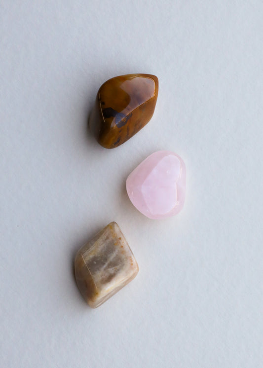 Love and Nurture Crystal Trio Set