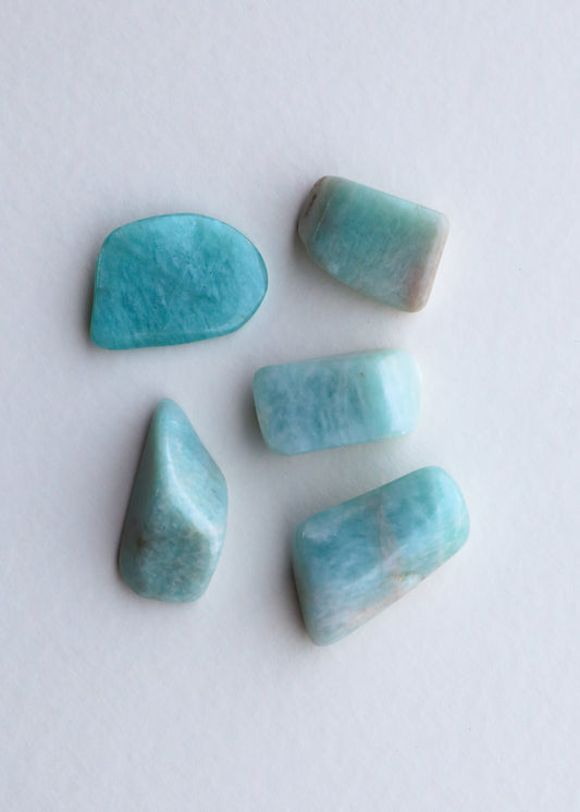 Amazonite — Set of 5 Crystals