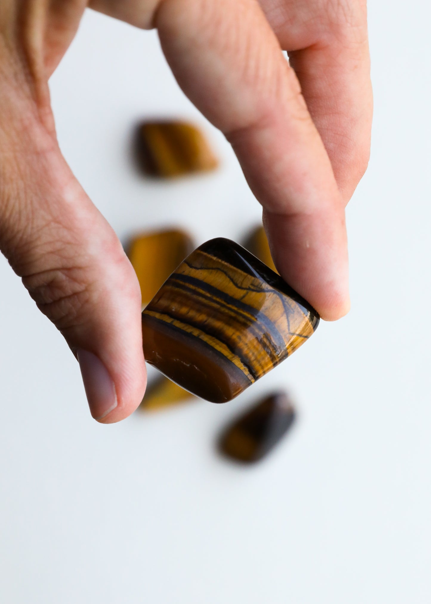 Tiger’s Eye — Set of 5 Crystals