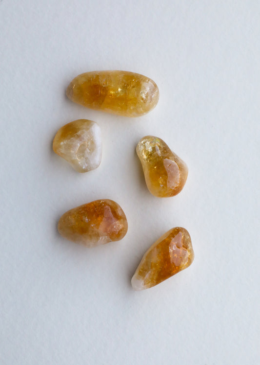 Citrine — Set of 5 Crystals