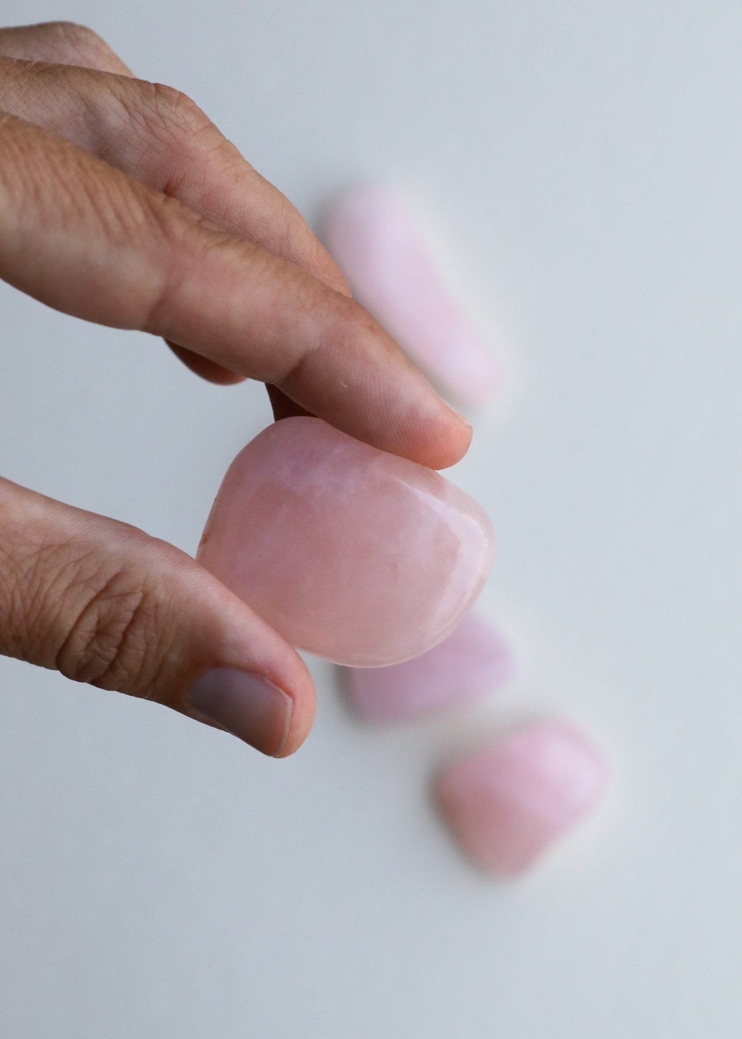 Rose Quartz — Set of 5 Crystals