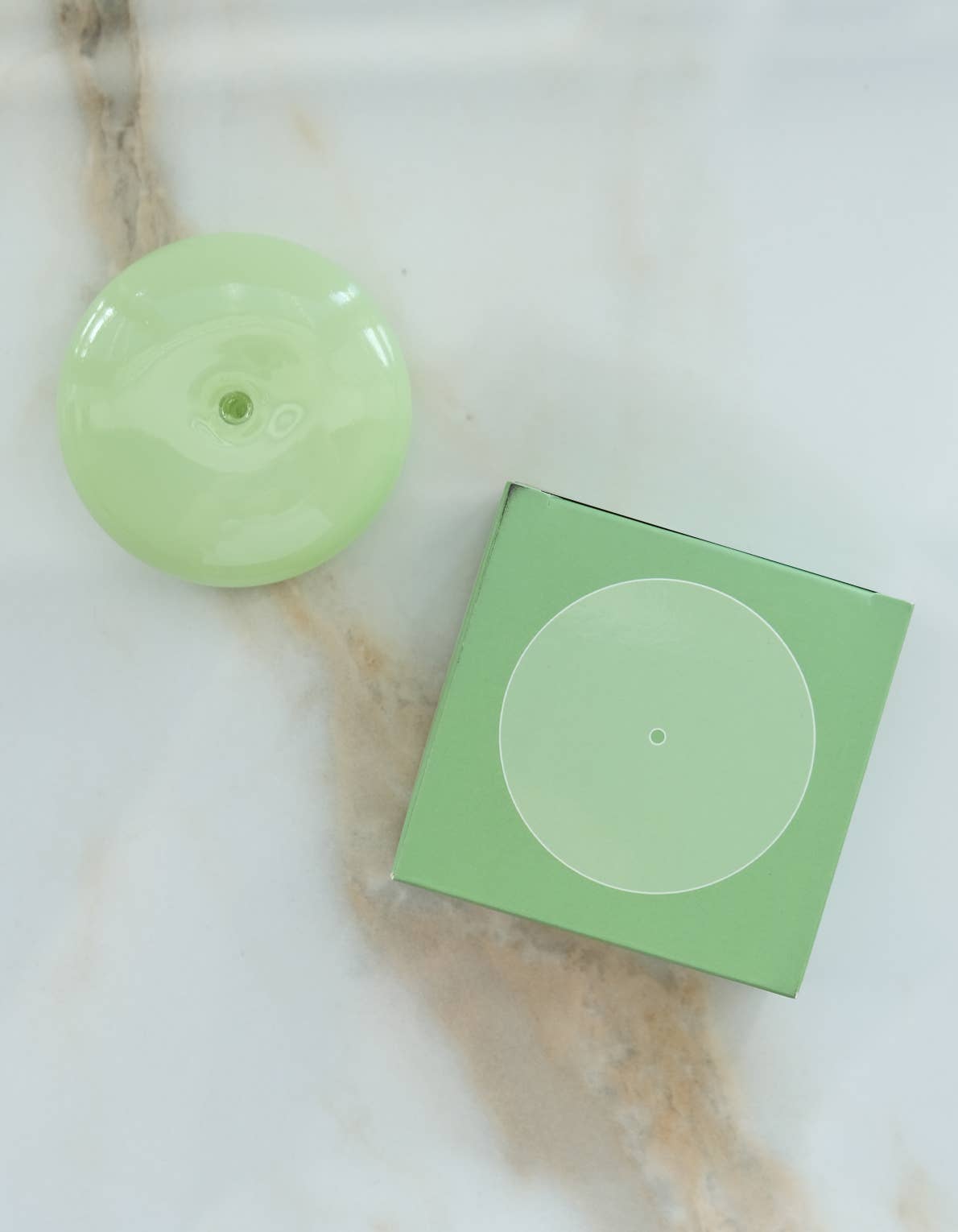 Glass Bubble Incense Holder - Amber