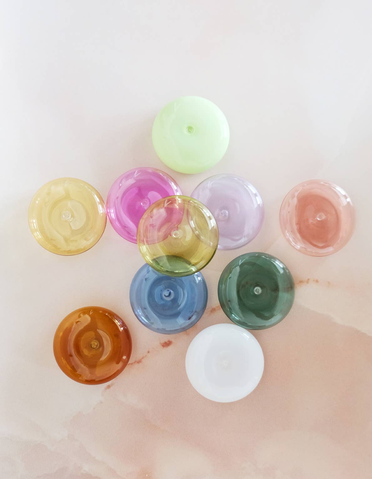 Glass Bubble Incense Holder - Amber