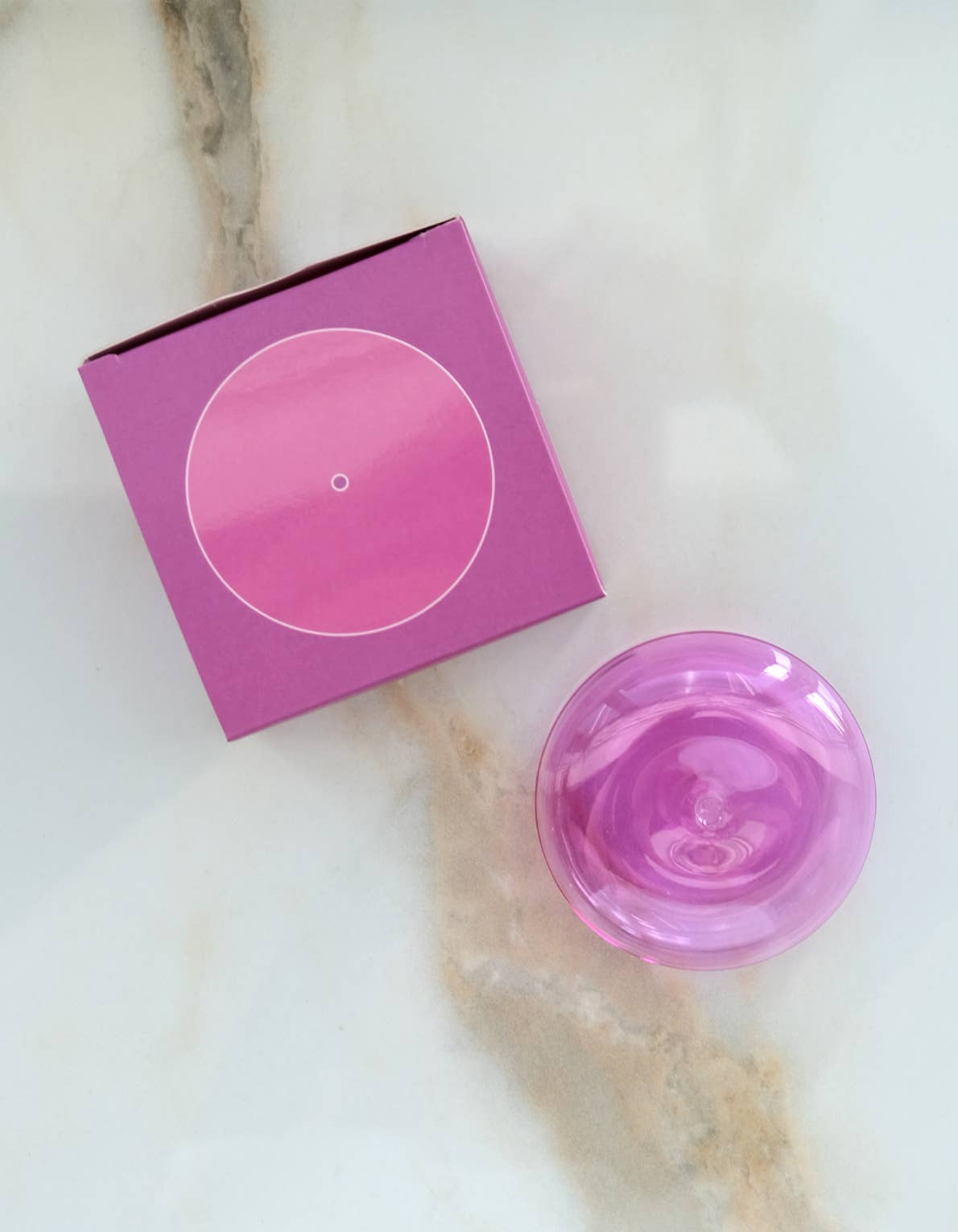 Glass Bubble Incense Holder - Lavender
