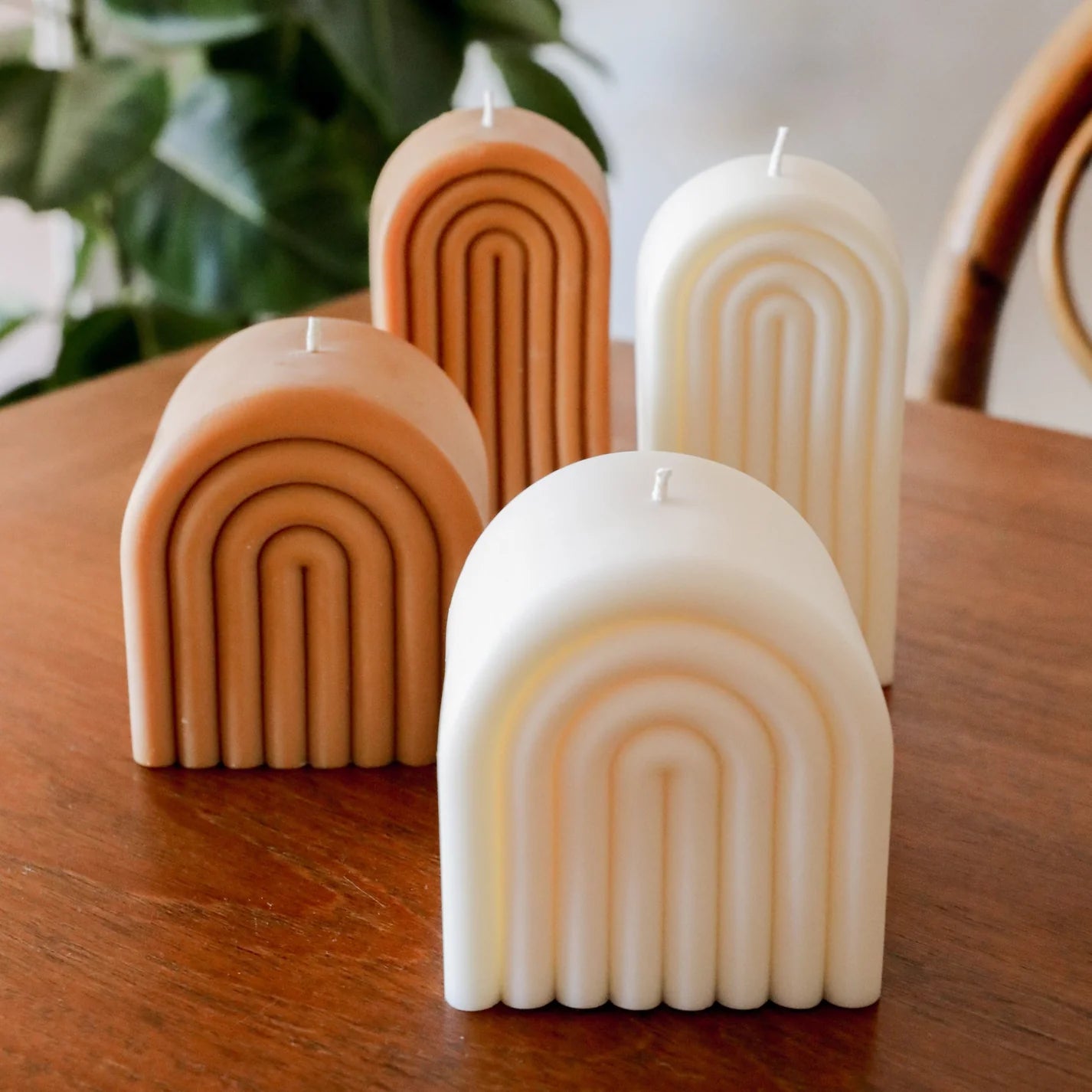 Short Arch Candles - Honey