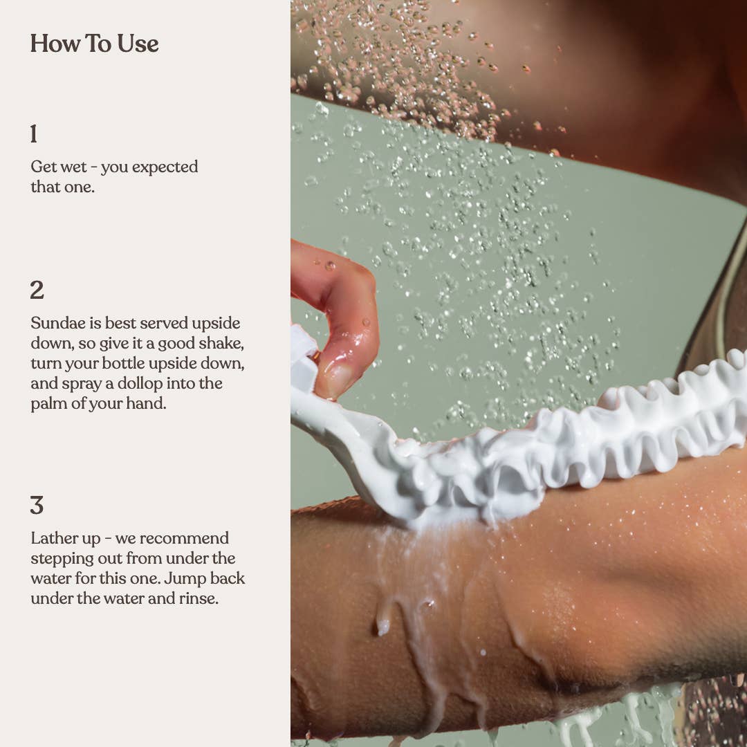 Sundae Whipped Shower Foam – Green Tea