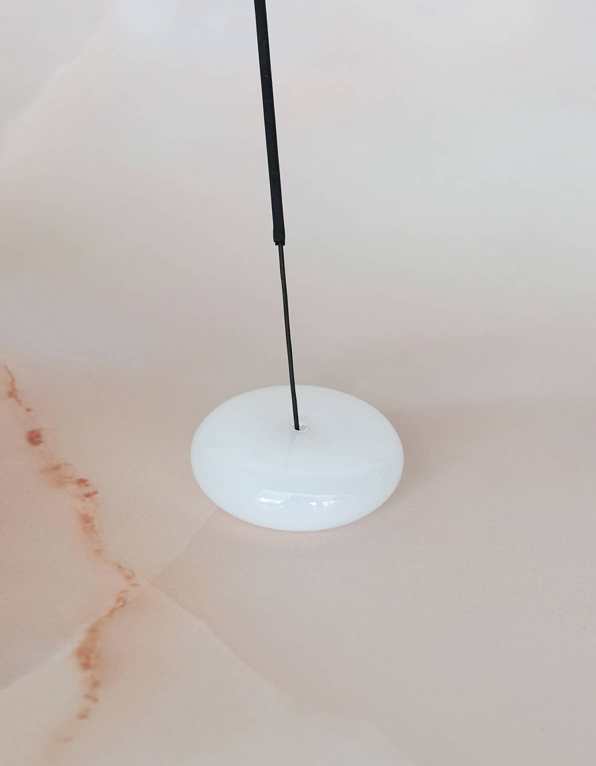 Glass Bubble Incense Holder - Lavender