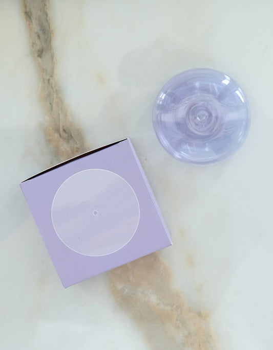 Glass Bubble Incense Holder - Lavender